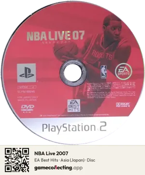 NBA Live 2007 PlayStation 2, Asia disc