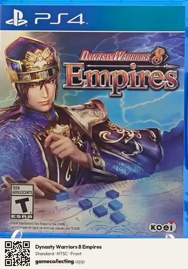 Dynasty Warriors 8 Empires PlayStation 4, NTSC box front