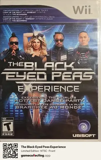The Black Eyed Peas Experience Nintendo Wii, NTSC box front