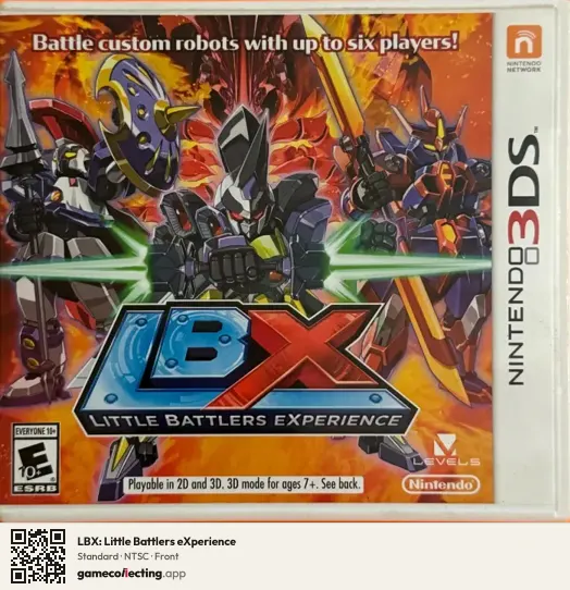 LBX: Little Battlers eXperience Nintendo 3DS, NTSC box front