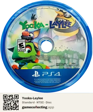 Yooka-Laylee PlayStation 4, NTSC disc