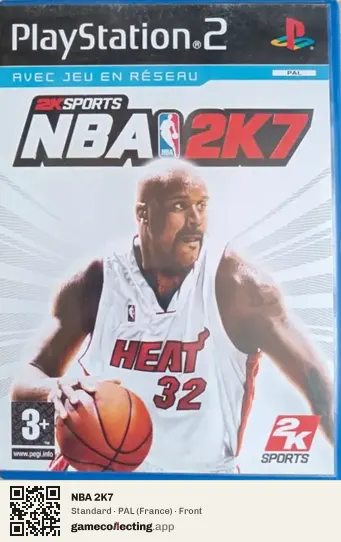 NBA 2K7 PlayStation 2, France box front