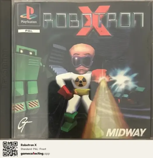 Robotron X PlayStation, PAL box front