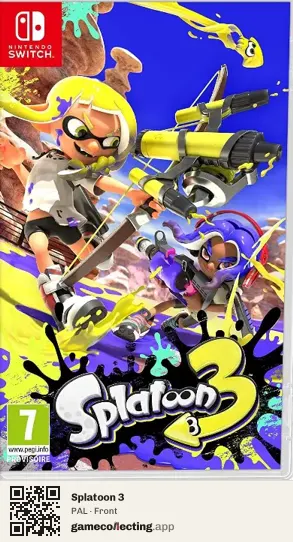 Splatoon 3 Nintendo Switch, PAL box front