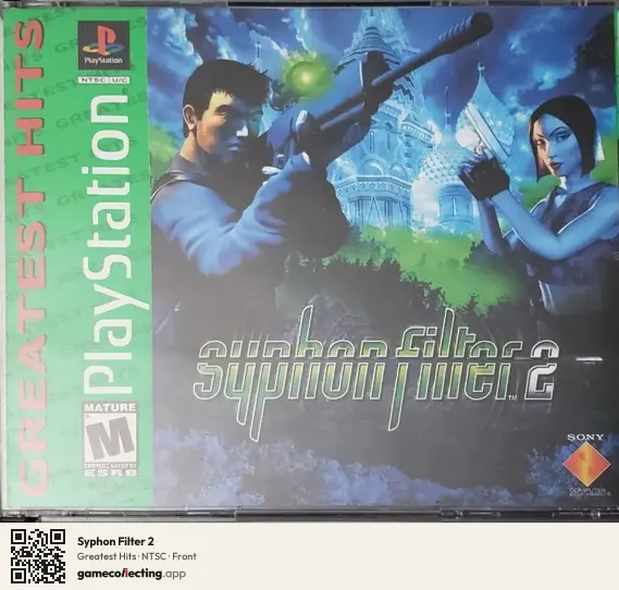 Syphon Filter 2 PlayStation, NTSC box front