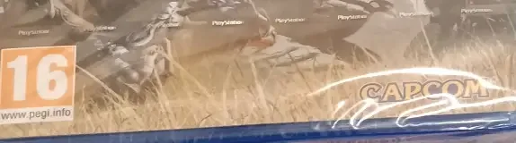 Monster Hunter Wilds, the PEGI square on its front