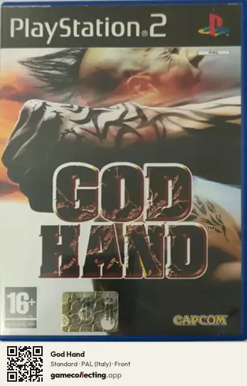 God Hand PlayStation 2, Italy box front