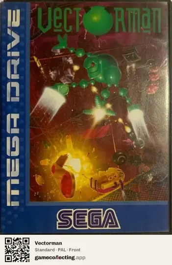 Vectorman Sega Mega Drive / Genesis, PAL box front