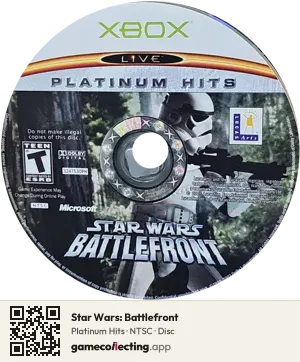 Star Wars: Battlefront Xbox, NTSC disc