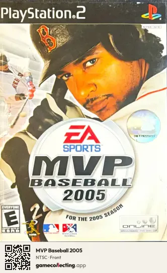 MVP Baseball 2005 PlayStation 2, NTSC box front