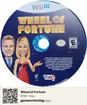 Wheel of Fortune Nintendo Wii U, NTSC disc