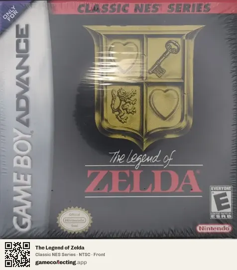 The Legend of Zelda Game Boy Advance, NTSC box front
