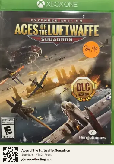 Aces of the Luftwaffe: Squadron Xbox One, NTSC box front