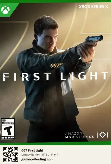007 First Light Xbox Series X, NTSC box front