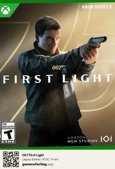 007 First Light Xbox Series X, NTSC box front