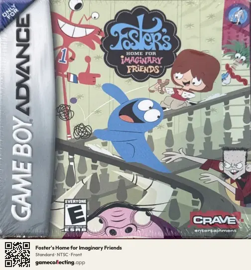 Foster's Home for Imaginary Friends Game Boy Advance, NTSC box front