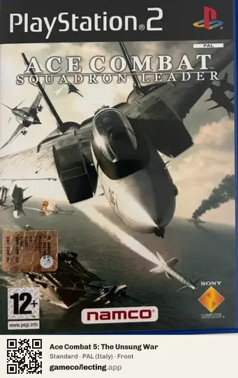 Ace Combat 5: The Unsung War PlayStation 2, Italy box front