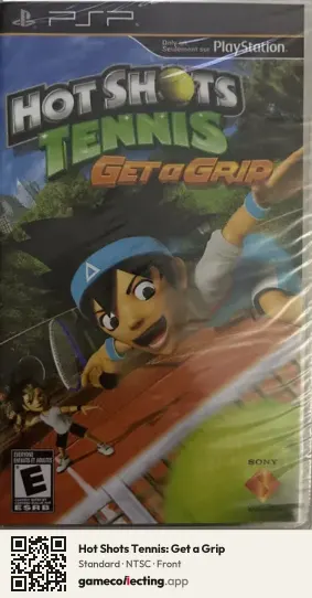 Hot Shots Tennis: Get a Grip PlayStation Portable, NTSC box front