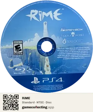 RiME PlayStation 4, NTSC disc