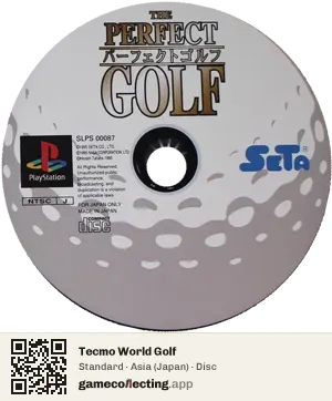 Tecmo World Golf PlayStation, Asia disc