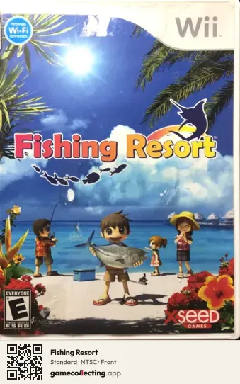 Fishing Resort Nintendo Wii, NTSC box front
