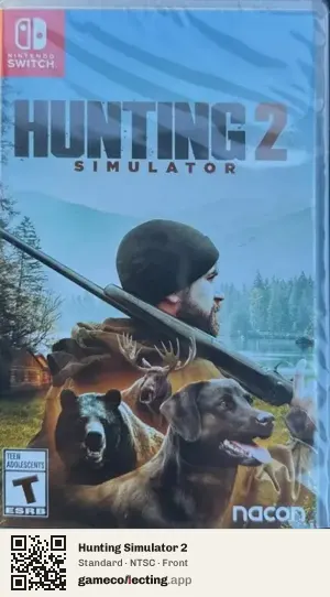Hunting Simulator 2 Nintendo Switch, NTSC box front