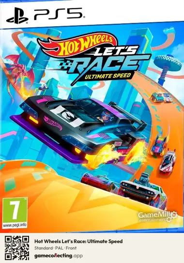 Hot Wheels Let's Race: Ultimate Speed PlayStation 5, PAL box front