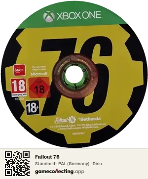 Fallout 76 Xbox One, PAL disc