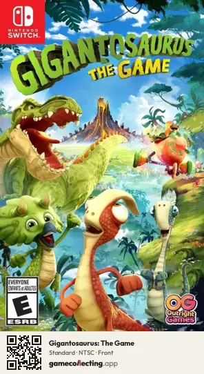 Gigantosaurus: The Game Nintendo Switch, NTSC box front