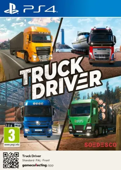 Truck Driver PlayStation 4, PAL box front