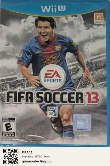 FIFA 13 Nintendo Wii U, NTSC box front