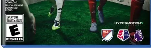EA Sports FC 26, the ESRB box on its front