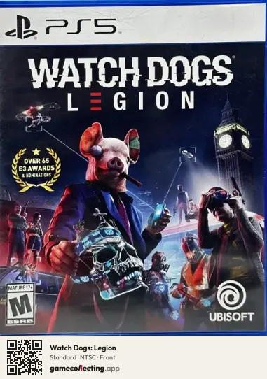 Watch Dogs: Legion PlayStation 5, NTSC box front