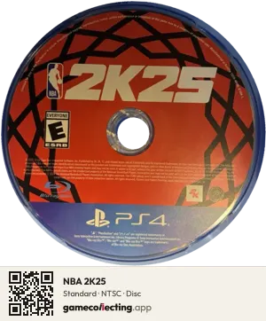 NBA 2K25 PlayStation 4, NTSC disc