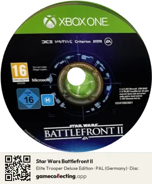 Star Wars Battlefront II Xbox One, PAL disc