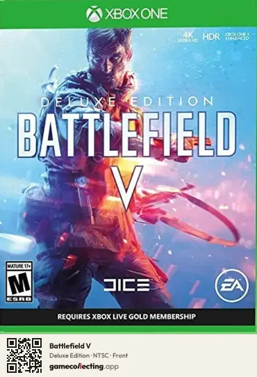 Battlefield V Xbox One, NTSC box front
