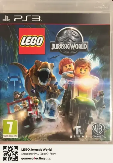 LEGO Jurassic World PlayStation 3, Spain box front