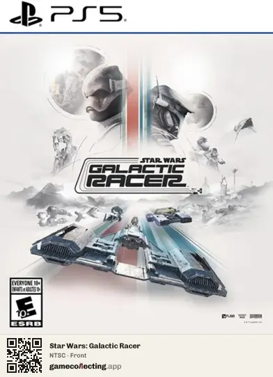 Star Wars: Galactic Racer PlayStation 5, NTSC box front