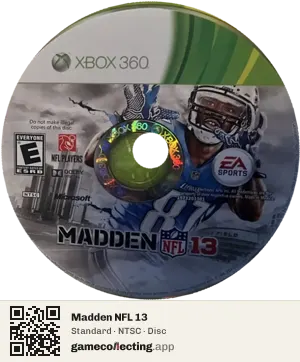 Madden NFL 13 Xbox 360, NTSC disc
