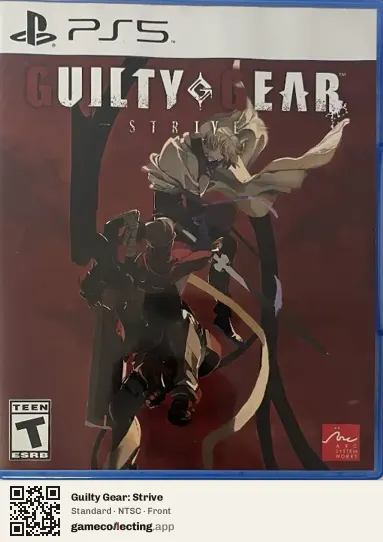 Guilty Gear: Strive PlayStation 5, NTSC box front
