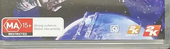 Borderlands: The Pre-Sequel!, the Australian classification mark on its front