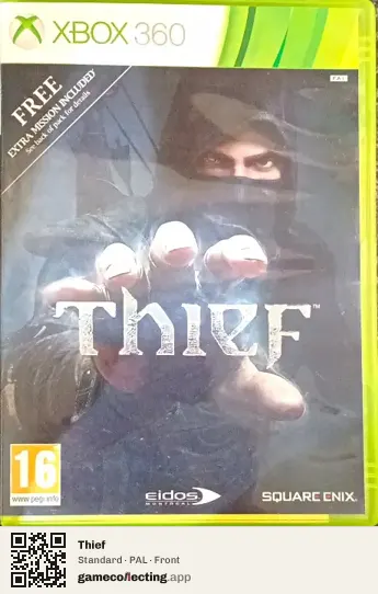 Thief Xbox 360, PAL box front