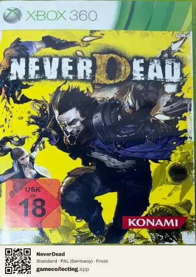 NeverDead Xbox 360, Germany box front