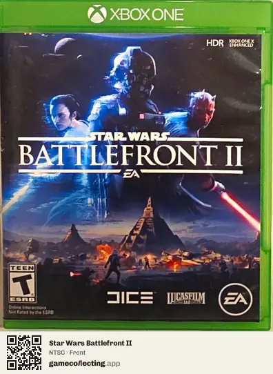 Star Wars Battlefront II Xbox One, NTSC box front