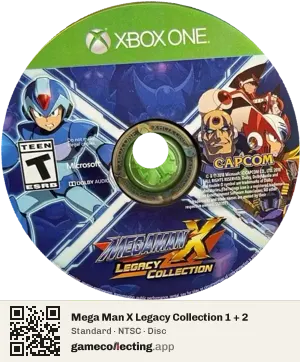 Mega Man X Legacy Collection 1 + 2 Xbox One, NTSC disc