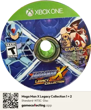 Mega Man X Legacy Collection 1 + 2 Xbox One, NTSC disc