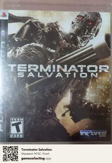 Terminator Salvation PlayStation 3, NTSC box front