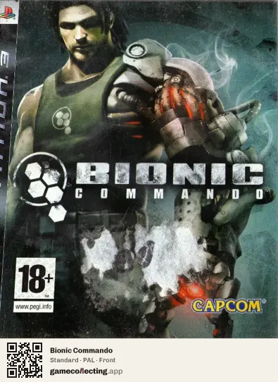 Bionic Commando PlayStation 3, PAL box front