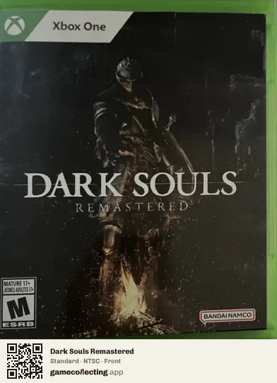 Dark Souls Remastered Xbox One, NTSC box front