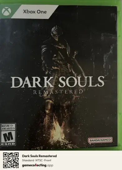 Dark Souls Remastered Xbox One, NTSC box front